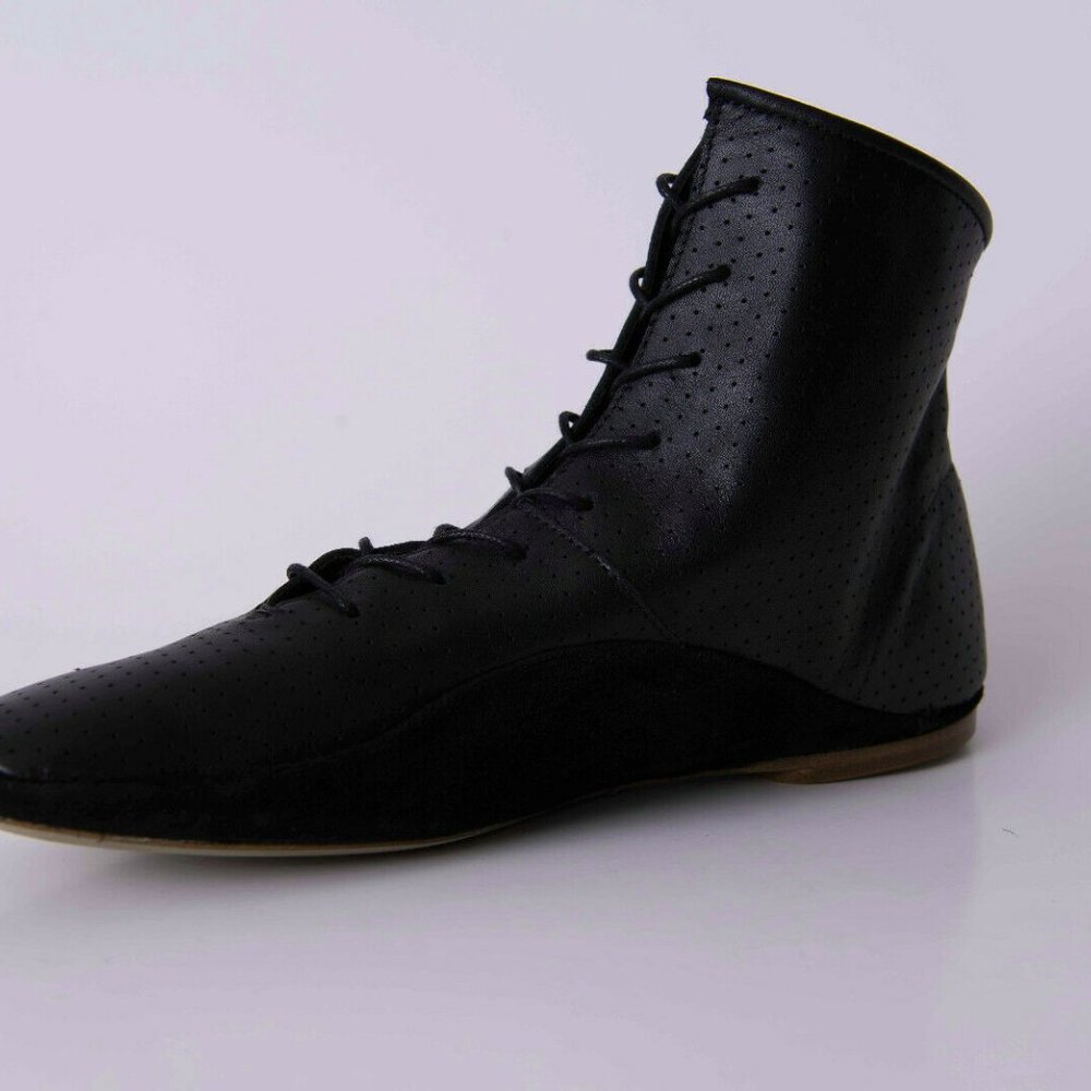 NWT Paul Smith Womens Black Leather Boots made in Italy - Picture 3 of 6
